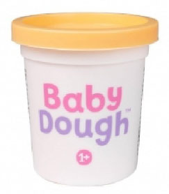 BD004 Тесто для лепки в баночке BabyDough, персиковый, 100 г