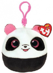39571 Игрушка мягконабивная на брелоке Панда BAMBOO серии "SQUISHY BEANIES"