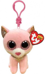 35247 Игрушка мягконабивная на брелоке Кошка Fiona серии "Beanie Boo's"