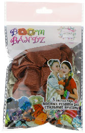 Т20296 Набор изделий галантерейных детских тм Lukky: резинки для волос текстильные, 3шт.