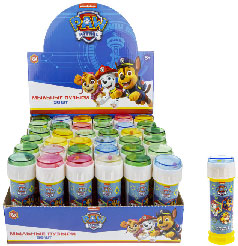 Т22265 Игрушка. Щенячий патруль, мыл. пуз., 60 мл, 36 шт в д/б (23,5*23,5*11,5)