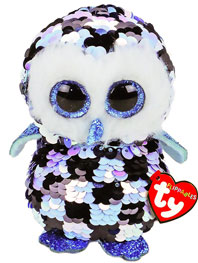 36348 Игрушка мягконабивная Сова TOPPER серии 'Flippables' 15см