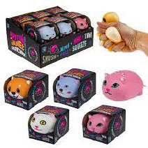 Т22517 Игрушка 1toy Крутой замес, хомяк и котики в ассорт. 7см, 12 шт в д/б