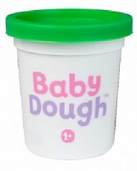 BD009 Тесто для лепки в баночке BabyDough, зеленый, 100