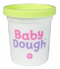 BD006 Тесто для лепки в баночке BabyDough, нежно-зеленый, 100 г