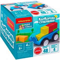 ВВ6433 Игра настольная логическая БондиЛогика Bondibon "КарКороль супермини"