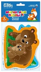 ET04-005 Магнитные пазлы "Лесные жители"