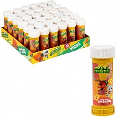 Т25060 Игрушка. Ми-ми-мишки, мыл. пуз., 60 мл, 36 шт в корытце (23,5*23,5*9,5)