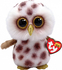 36574 Игрушка мягконабивная Сова WHOOLIE  серии &quot;Beanie Boo's&quot; 15см 