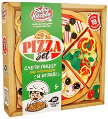 SS500-40214 Игрушка для детей модели Slime Лаборатория &quot;Funny Kitchen Pizza set&quot;