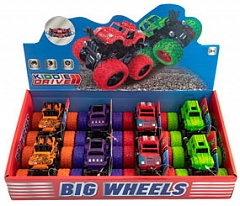 1253536 Игрушка. Внедорожник Big Wheels (8шт в дисплее)