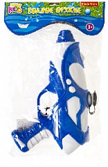 ВВ4371 Водный пистолет Bondibon &quot;Наше Лето&quot;, РАС 30х18,3х4,5 см, сине-белый, арт. 4712-A.