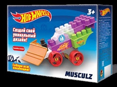 714 Игрушка. Конструктор Bauer серии Hot wheels musculz "Trashy"