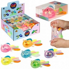 Т26398 Игрушка 1TOY Крутой замес Супергель рыбка, 12*8*5.5см, в асс., пвх кор., 12 шт в дб