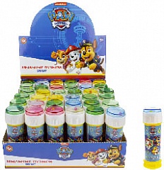 Т22265 Игрушка. Щенячий патруль, мыл. пуз., 60 мл, 36 шт в д/б (23,5*23,5*11,5)