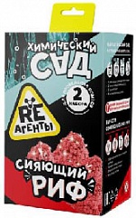 EX049T Научно-познавательный набор "Сияющий риф и Химический сад", модели «Re-Агенты»