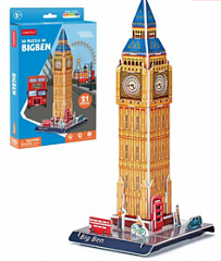 E1625h Игрушка Пазлы "3D 21 дет. Биг-Бен"