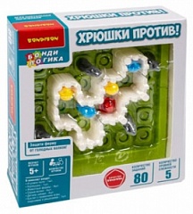ВВ6430 Игра настольная логическая БондиЛогика Bondibon "ХРЮШКИ ПРОТИВ!"