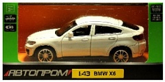 4306 Игрушка Модель автомобиля инерционная BMW Х6 1:43 