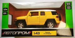 4305 Игрушка Модель автомобиля инерционная Toyota FJ Cruiser 1:43