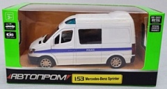 4382 Игрушка Модель автомобиля инерционная Mercedes-Benz Sprinter 1:53