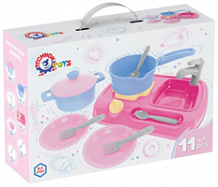 5989 Игрушка. Кухня с набором посуды ТехноК