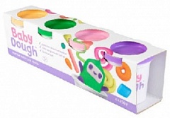 BD018 Тесто для лепки BabyDough, набор 4 цвета №3