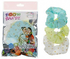 Т20302 Набор изделий галантерейных детских тм Lukky: резинки для волос текстильные, 3шт.