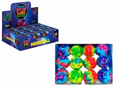 Т26273 1toy Крутой замес Moon Ball абстракция, 6 см, в ассорт. 3 цвета, д/б 12 шт.