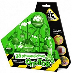 EX062T Научно-познавательный набор "25 химических опытов", модели «Re-Агенты»