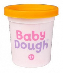 BD011 Тесто для лепки в баночке BabyDough, оранжевый, 100 г