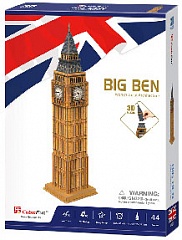 C094h Игрушка Пазлы "3D 44 дет. - Биг Бен"