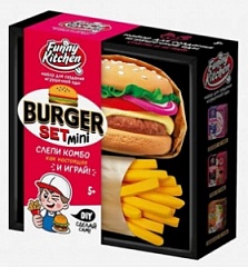 SS500-40244 Игрушка для детей модели Slime Лаборатория: &quot;Funny Kitchen Burger set mini&quot;