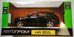 4312 Игрушка Модель автомобиля инерционная Bentley Bentayga 1:45 