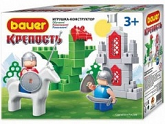 461 Игрушка. Конструктор Bauer серии Крепость "Всадник и дракон" (в коробке) 