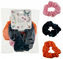 Т19602 Набор изделий галантерейных детских тм Lukky: резинки для волос текстильные, 3шт.
