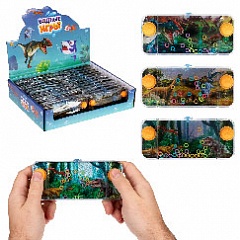 Т24404 Игра с водой 1toy "Насади колечки. Динозавры". 3 вида в асс.24шт. в дисплее