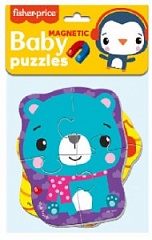 VT3208-15 Пазлы "Magnetic baby puzzles. Медведь и пингвин"
