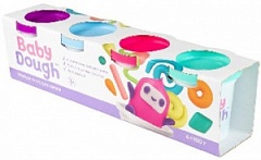BD016 Тесто для лепки BabyDough, набор 4 цвета №1