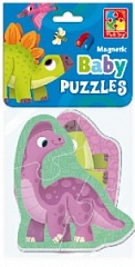 VT3208-21 Пазлы "Magnetic baby puzzles. Динозаврики"