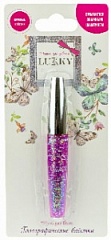 Т18908 Lukky тушь д.волос голограф.розовая с крупными блёстками, 8 мл,блистер (1990)