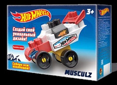 709 Игрушка. Конструктор Bauer серии Hot wheels musculz "Speedy"