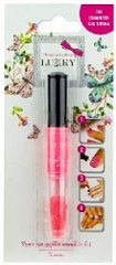 Т16773 Lukky 3-в-1 ручка для дизайна ногтей с лаком д.ногтей 6 мл коралловый 144 и блёстками 1,5 г,