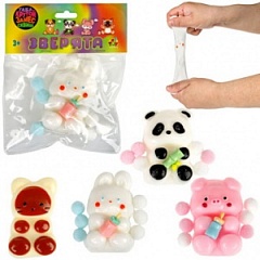 Т26412 Игрушка 1TOY Крутой замес Таба сквиш звери, 7*5*3см, в асс., пакет с хед., 12 шт в дб