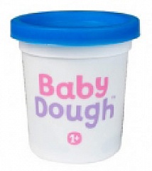BD014 Тесто для лепки в баночке BabyDough, синий, 100 г